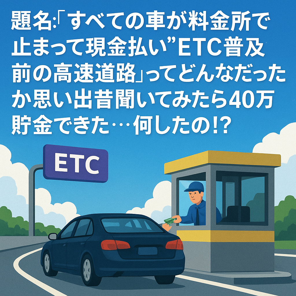 すべての車が料金所で止まっていた時代｜ETC普及前の高速道路の実態と驚きの節約術