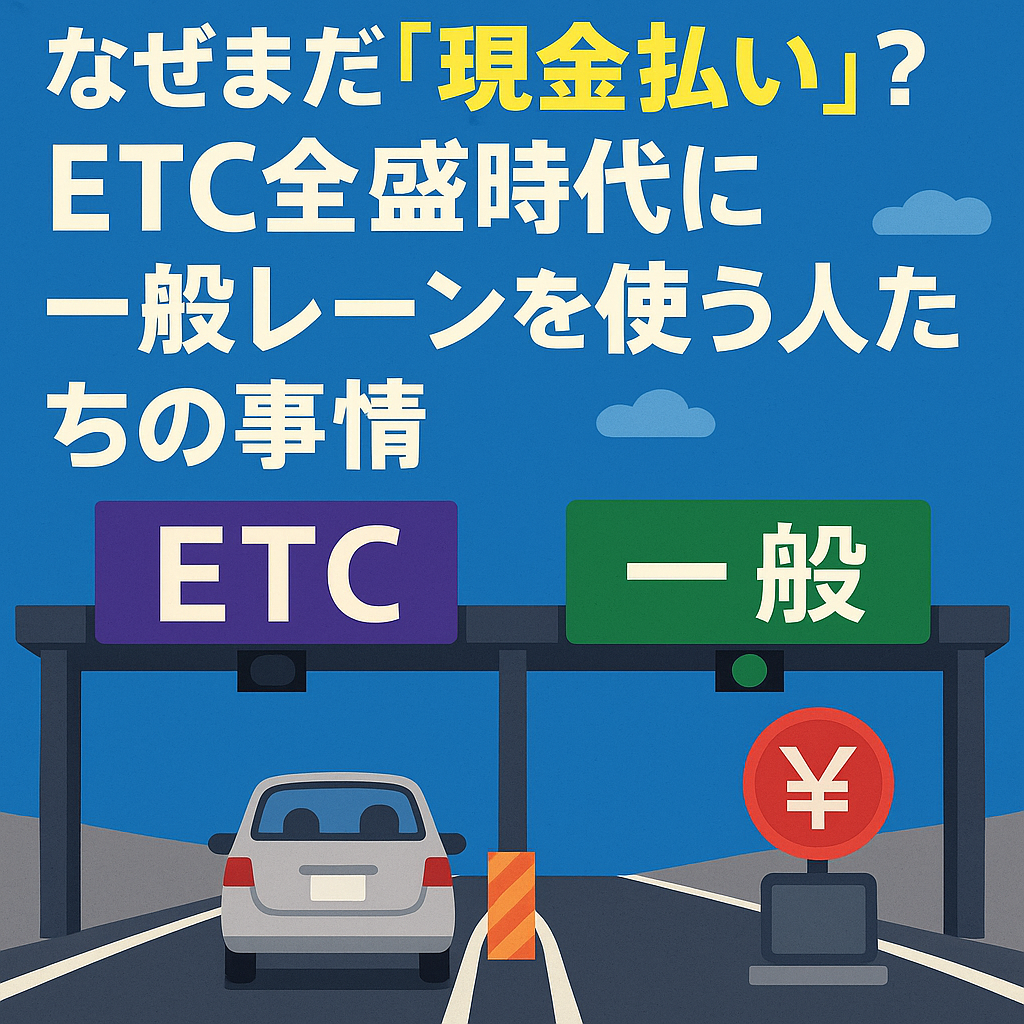 ETC時代でも現金払い？高速料金所で「一般レーン」を選ぶ人たちのワケ