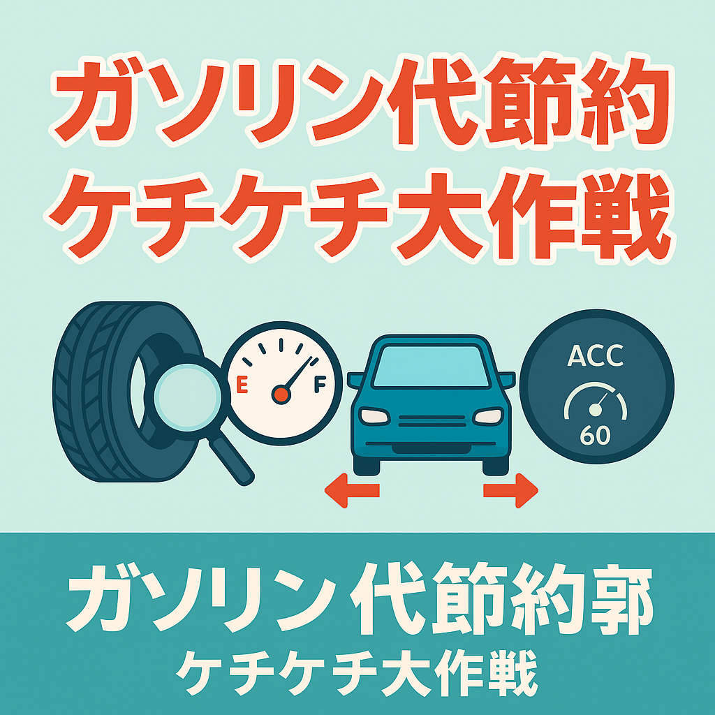 4週連続のガソリン値上げ！今すぐできる節約テク完全ガイド【タイヤ/荷物/運転術】