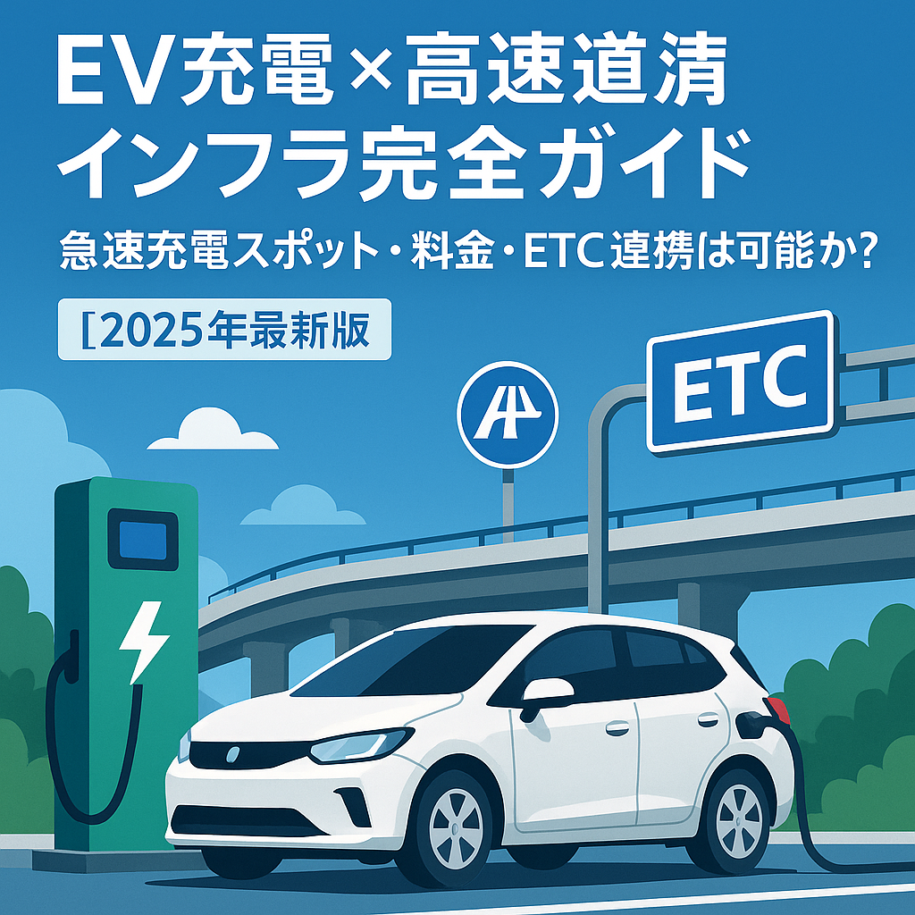 EV充電 × 高速道路インフラ完全ガイド：急速充電スポット・料金・ETC連携は可能か？【2025年最新版】