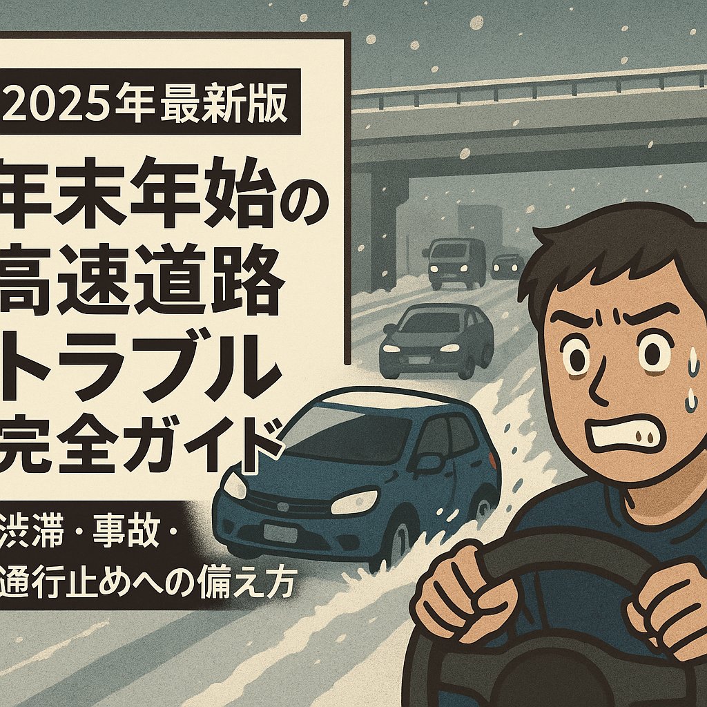 【2025年最新版】年末年始の高速道路トラブル完全ガイド|渋滞・事故・通行止めへの備え方