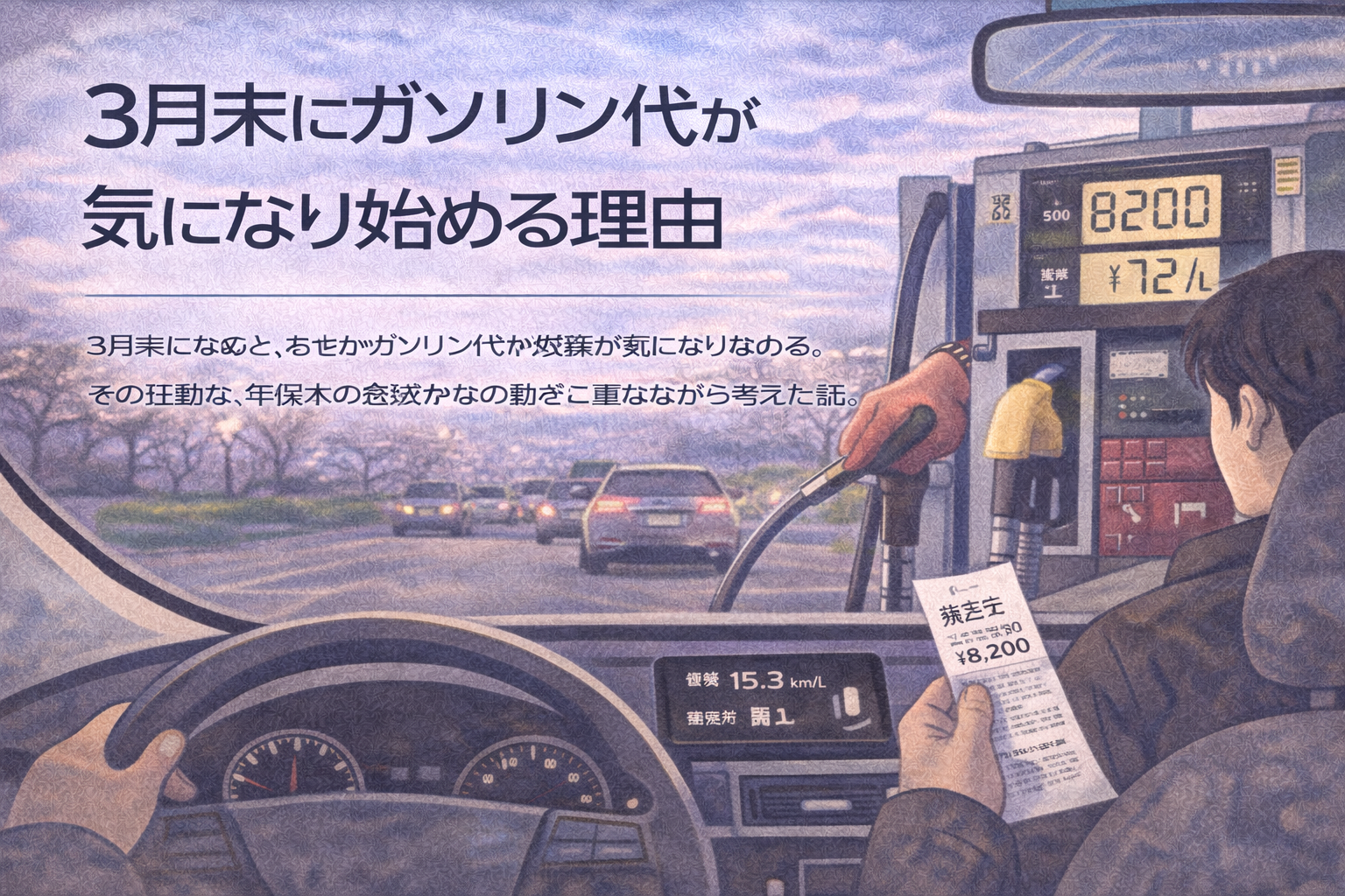 3月末にガソリン代が気になり始める理由