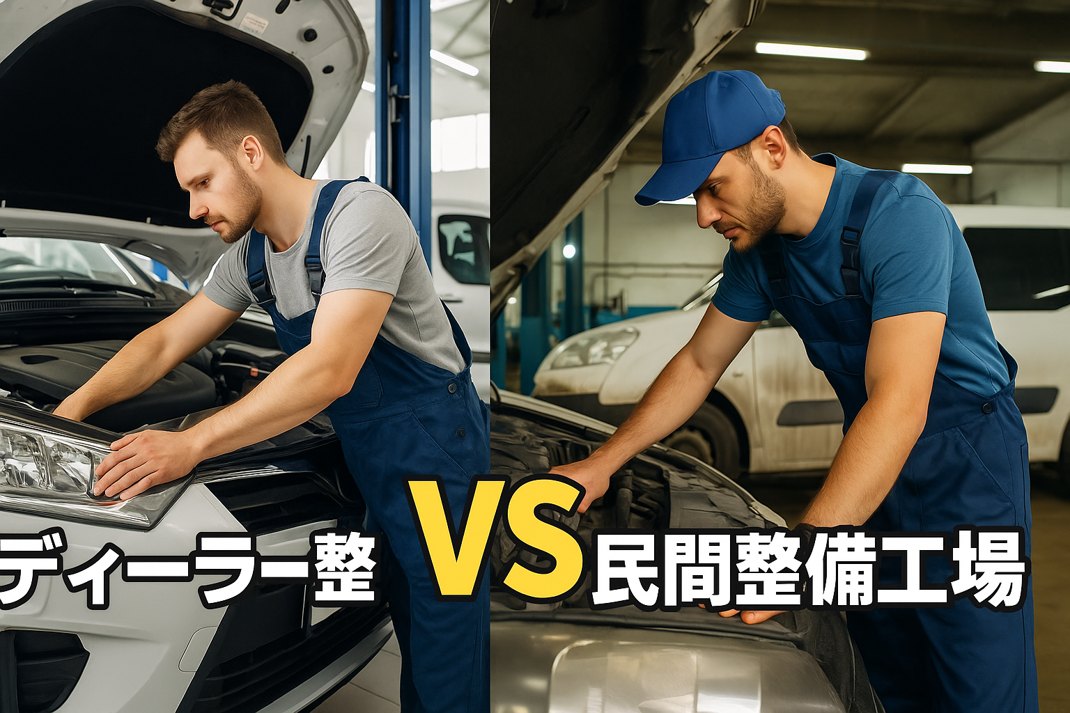 ディーラー整備と民間整備工場
