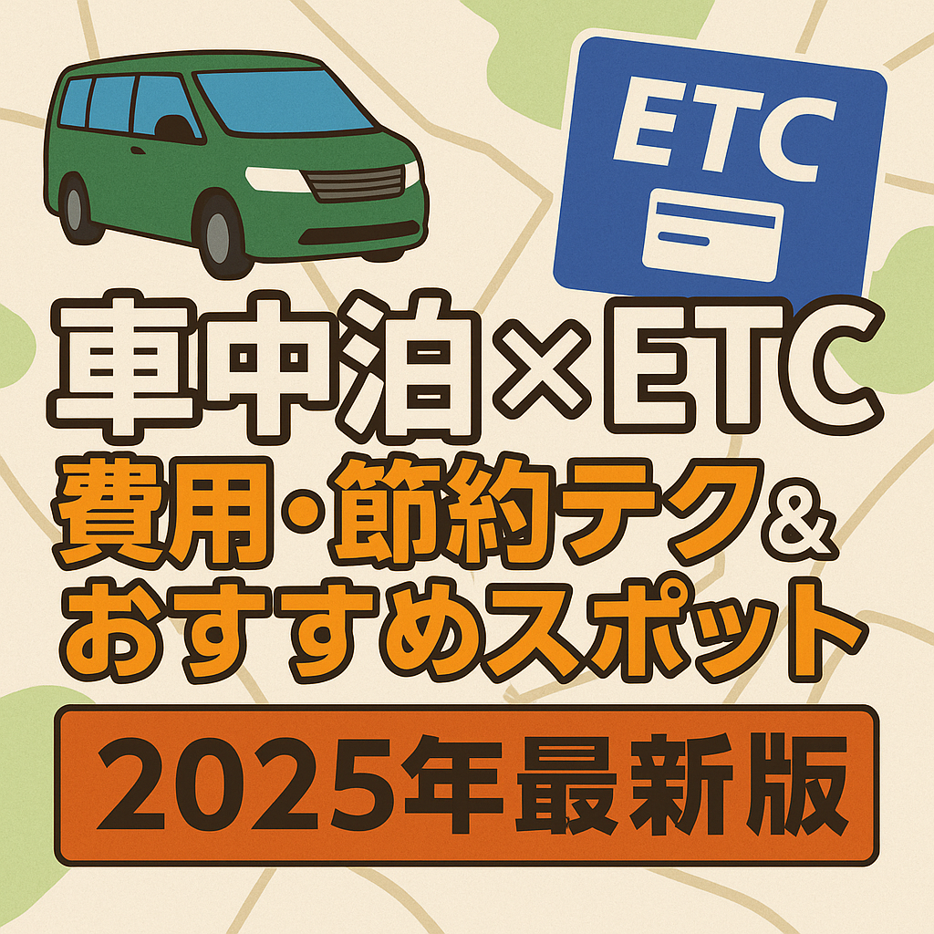 車中泊×ETC：費用・節約テク＆おすすめスポット2025年最新版