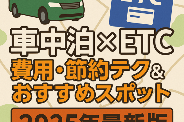車中泊×ETC：費用・節約テク＆おすすめスポット2025年最新版