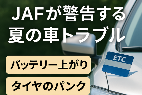 お盆休みは要注意！JAFが警告する夏の車トラブルと今すぐできる予防策