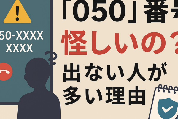 050番号は本当に怪しい？着信を避けられるワケと賢い対応術