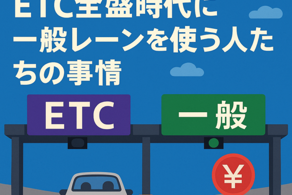 ETC時代でも現金払い？高速料金所で「一般レーン」を選ぶ人たちのワケ
