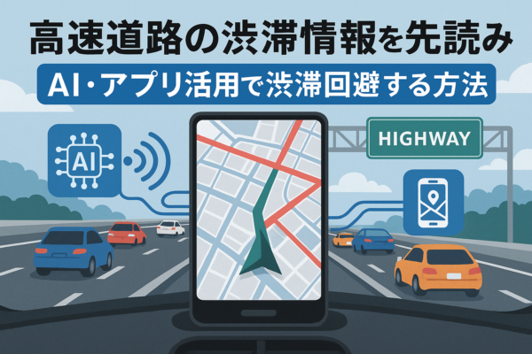 高速道路の渋滞情報を先読み！AI・アプリ活用で渋滞回避する方法【2025年最新版】