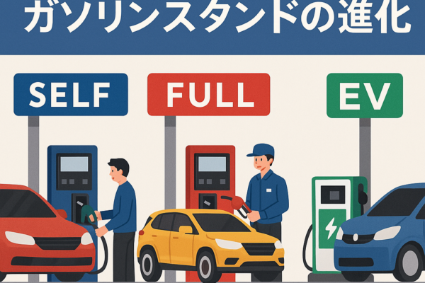 【2025年最新版】ガソリンスタンドの進化｜セルフ・フル・EV充電併設でどう変わる？