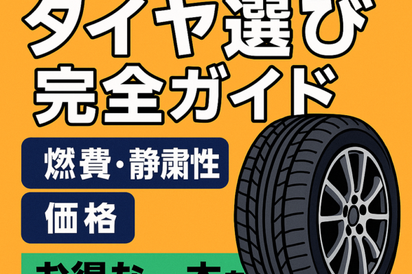 【2025年最新版】タイヤ選び完全ガイド｜燃費・静粛性・価格比較でお得な一本を見つける