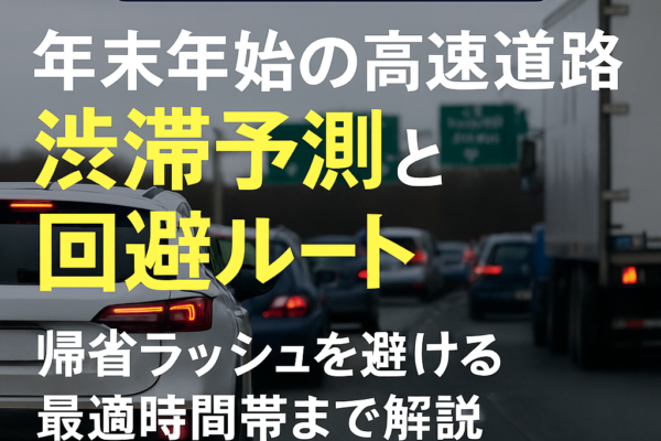 【2025年最新版】年末年始の高速道路渋滞予測と回避ルート｜帰省ラッシュを避ける最適時間帯まで解説